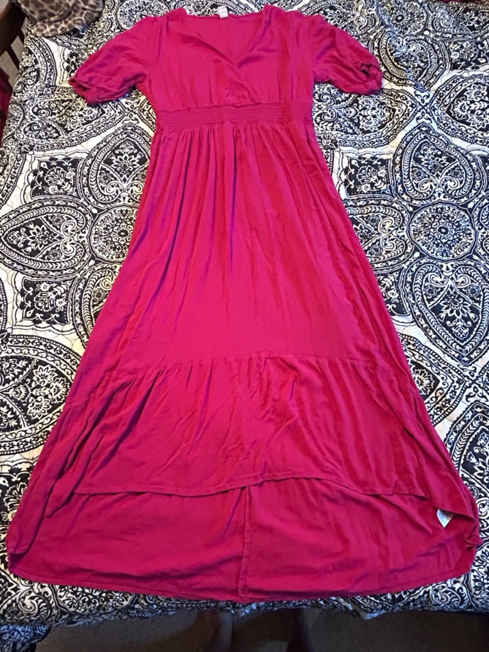 Old Navy Hot Pink High Low Dress